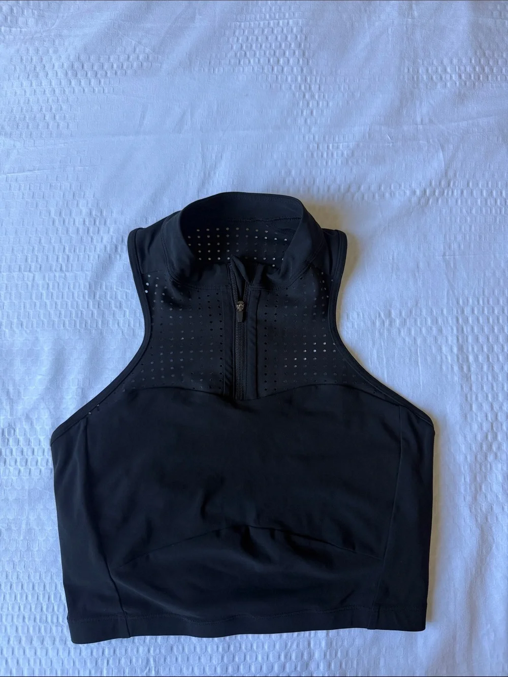 lululemon athletica Black Perforated Racerback Sports Bra✨